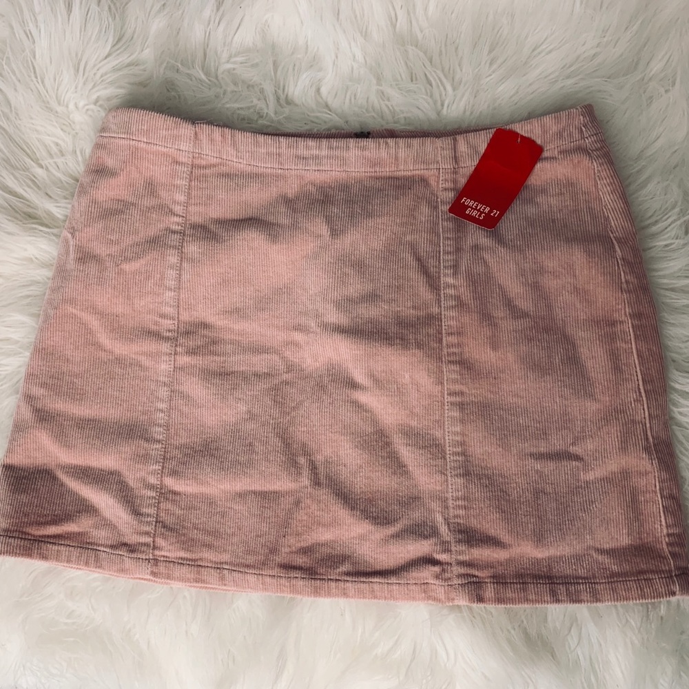 Mauve Corduroy Skirt ✨